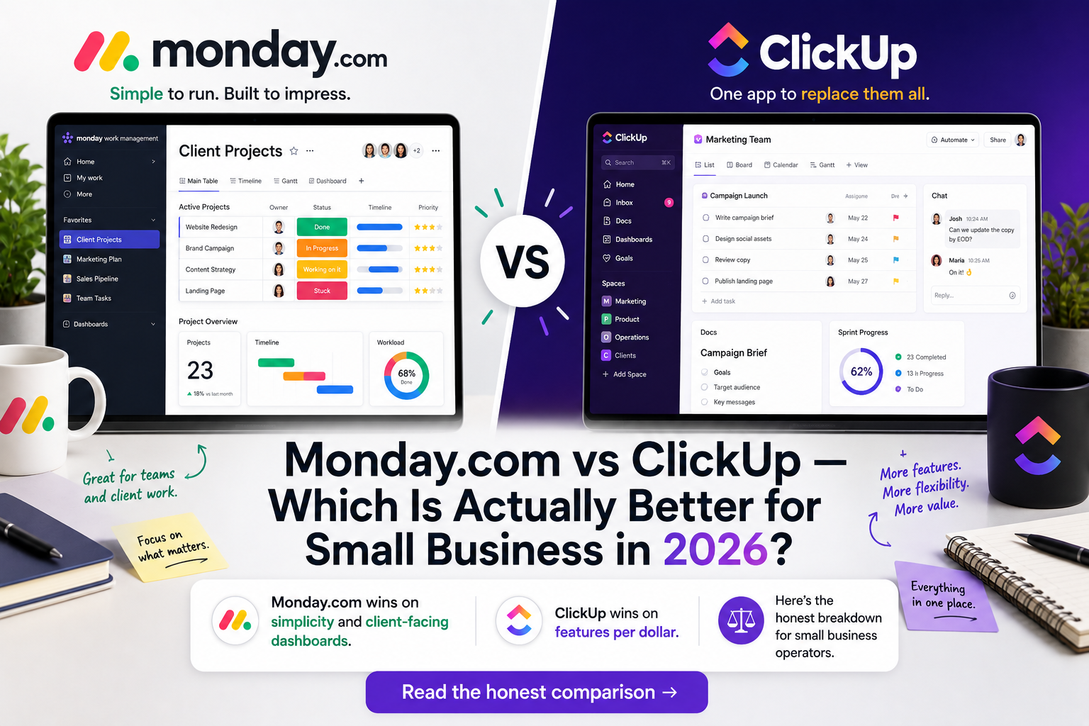 Monday.com vs ClickUp