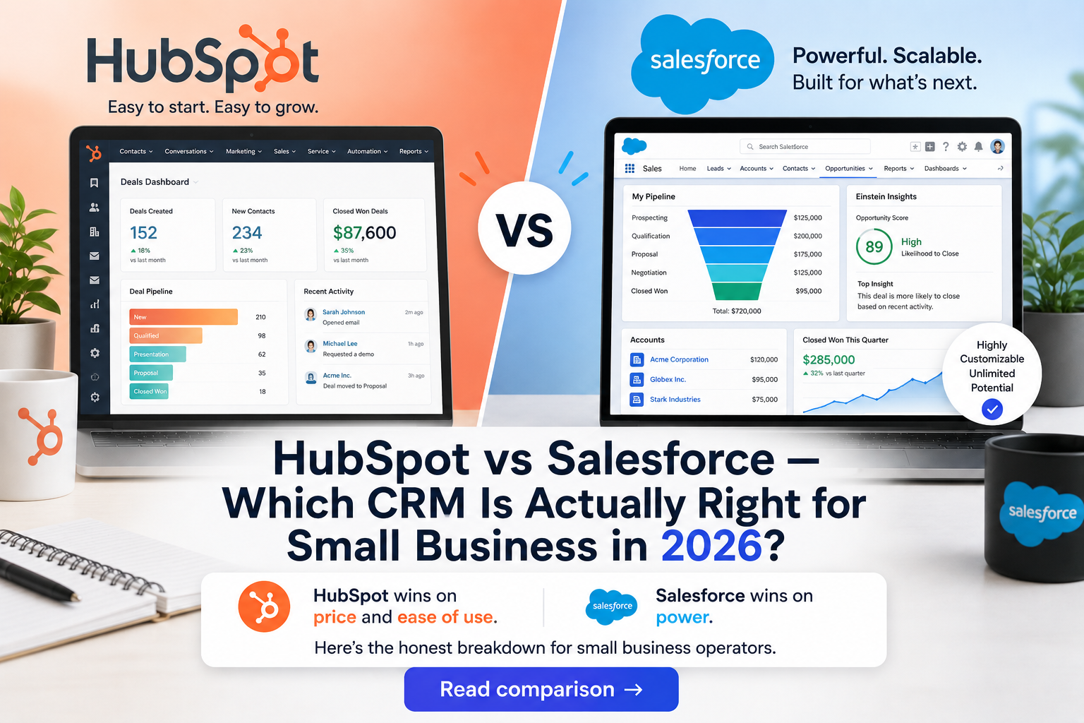 HubSpot vs Salesforce